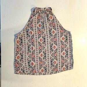 Floral Paisley Halter Top